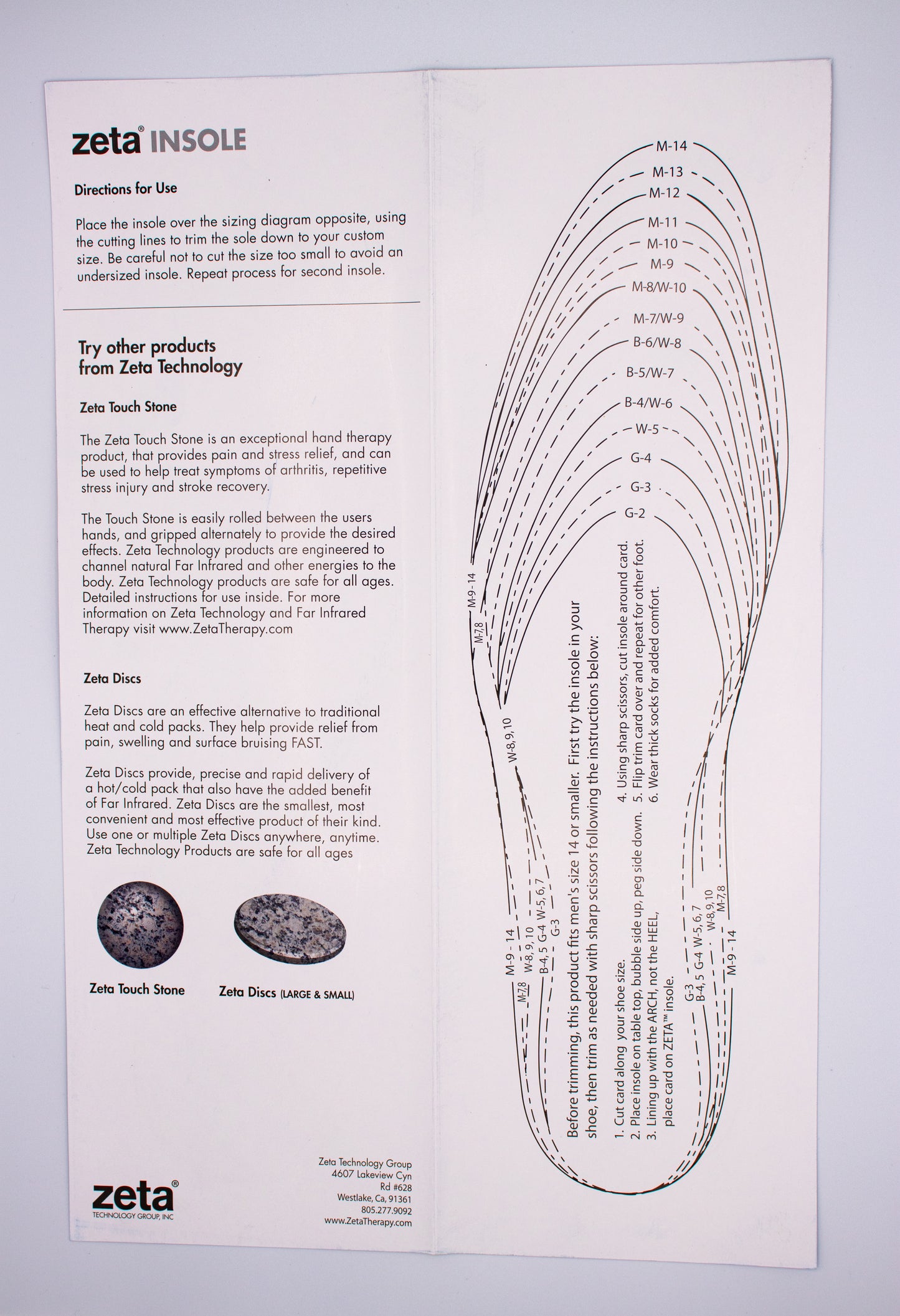 Zeta Acupressure and Massage Insoles